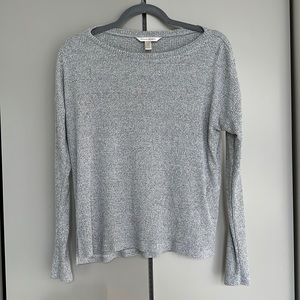 Banana Republic Women’s Ribbed Gray Heathered Long sleeve Size XS